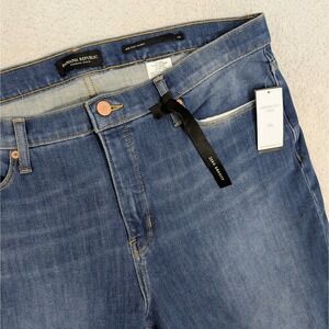 Banana Republic Zero Gravity Jeans Women 33 Long Mid Rise Skinny Distressed NWD